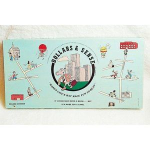 Dollars and Sense Deluxe Edition Board Game by Better Games Inc Vtg 1980 J David